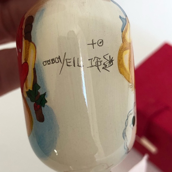 Vintage FIGI Inside Art Sweet Dreams Boy Christmas Ornament, Unique & Rare Find! - Picture 6 of 10